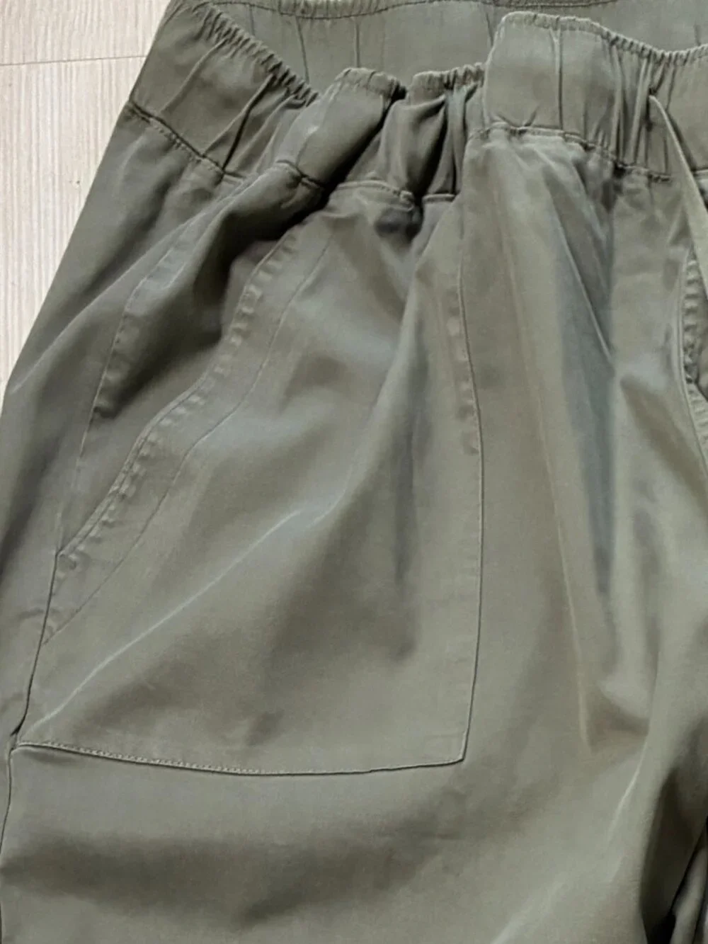 Buffalo David Bitton Soft Tencel Pull-On Jogger Army Green Size XXL